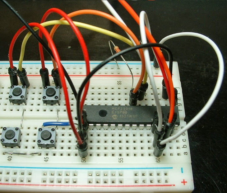 How to use internal pullup resistors on MCP23018 I/O Expander