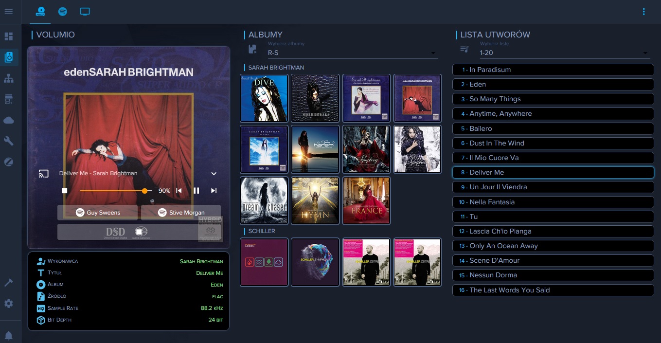 Volumio 3 rejestracja konta Integracje ArturHome