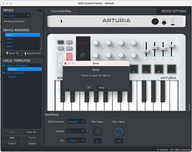 Minilab 3 possibly dead - MiniLab - The Sound Explorers Community