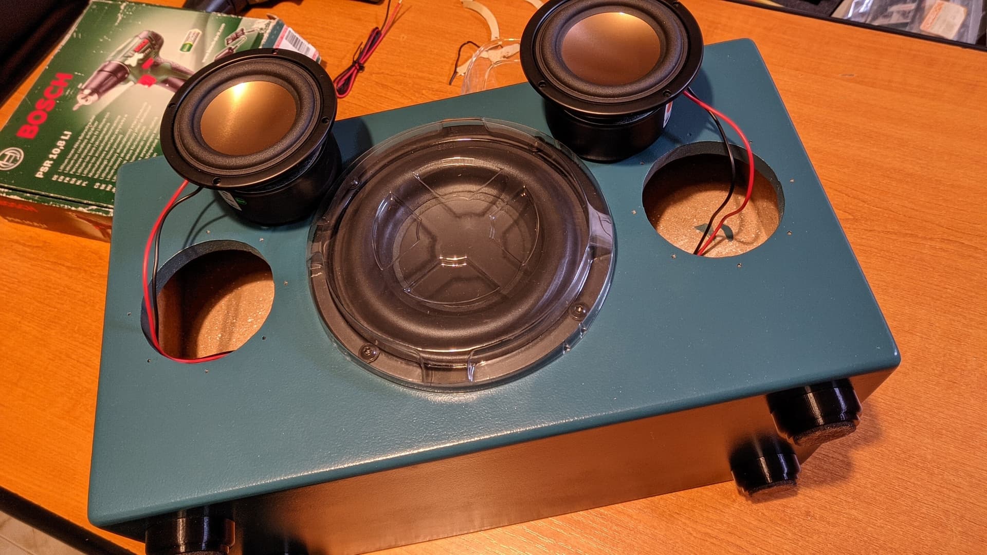 Active speaker project using Arylic Up2Stream Plate AMP 2.1 DIY