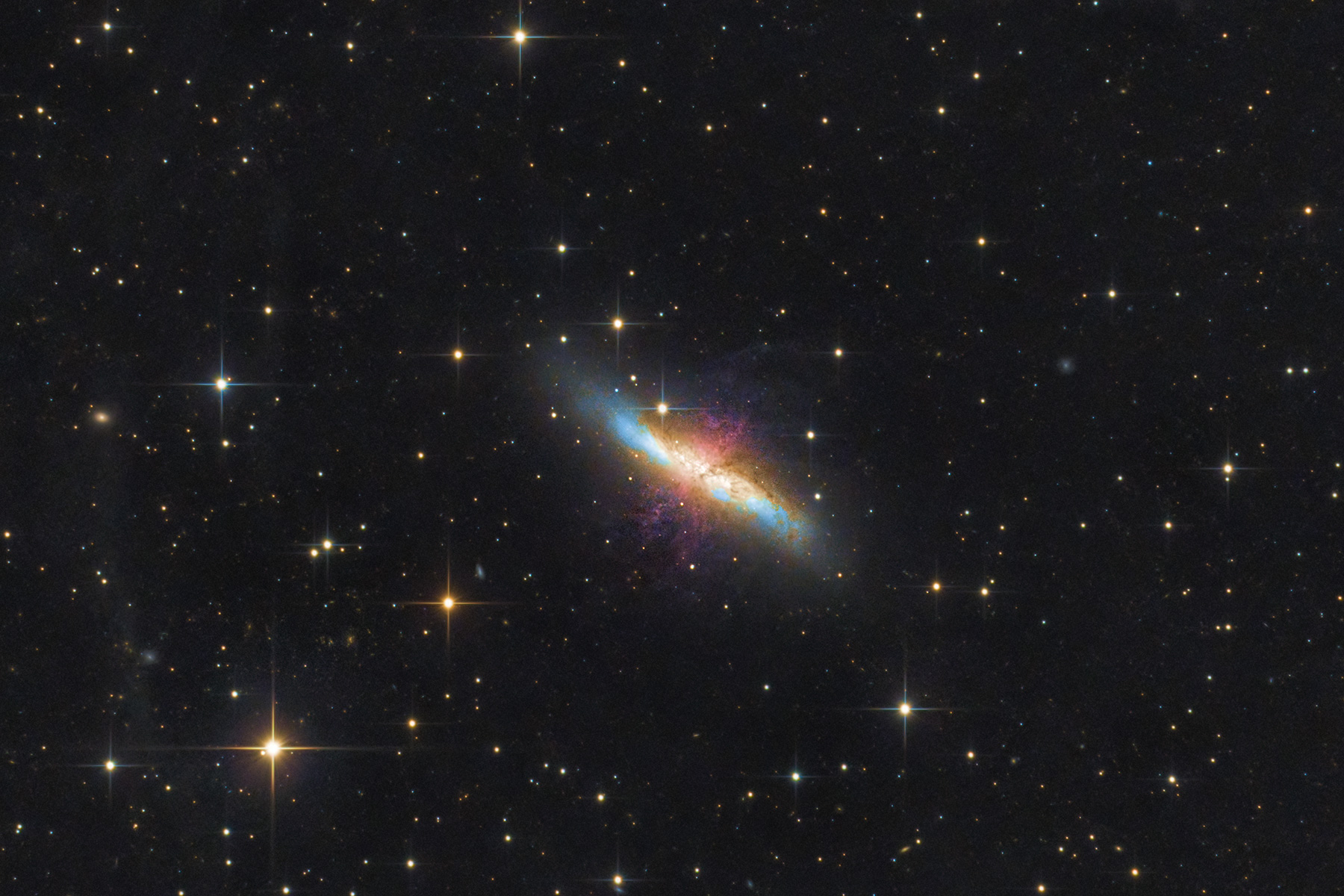M82 nix mit viel IFN Astronomie.de Der Treffpunkt für Astronomie