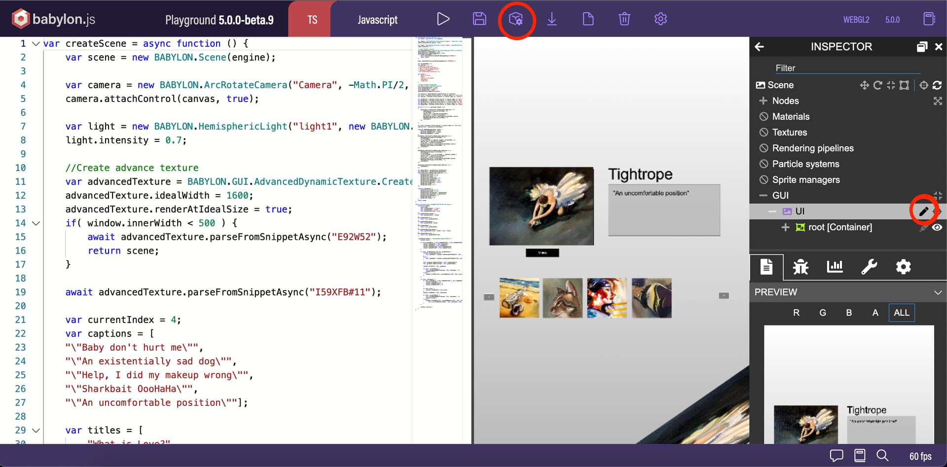 How to load Node Editor snippet? Questions Babylon.js