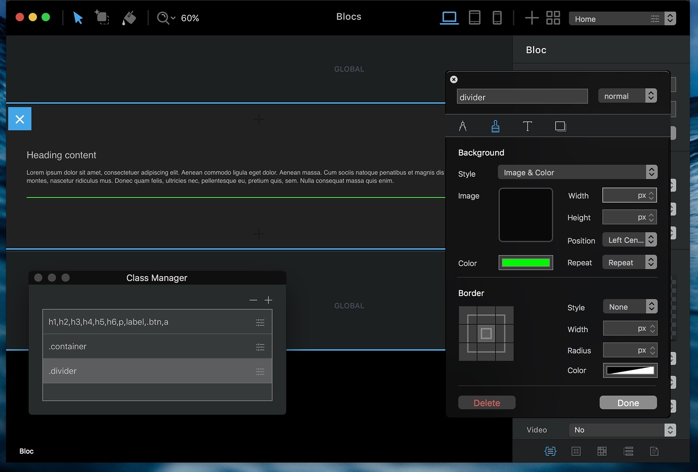 How to change Divider Color? I Need Help Blocs Forum