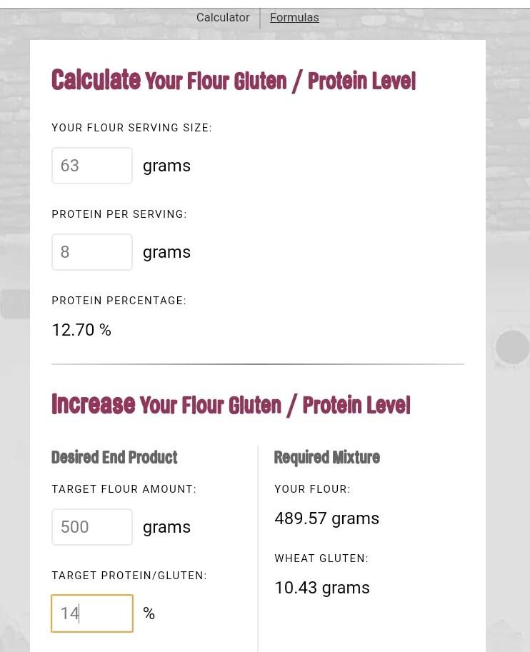 Adding Vital Wheat Gluten to bread flour...how much Baking Techniques