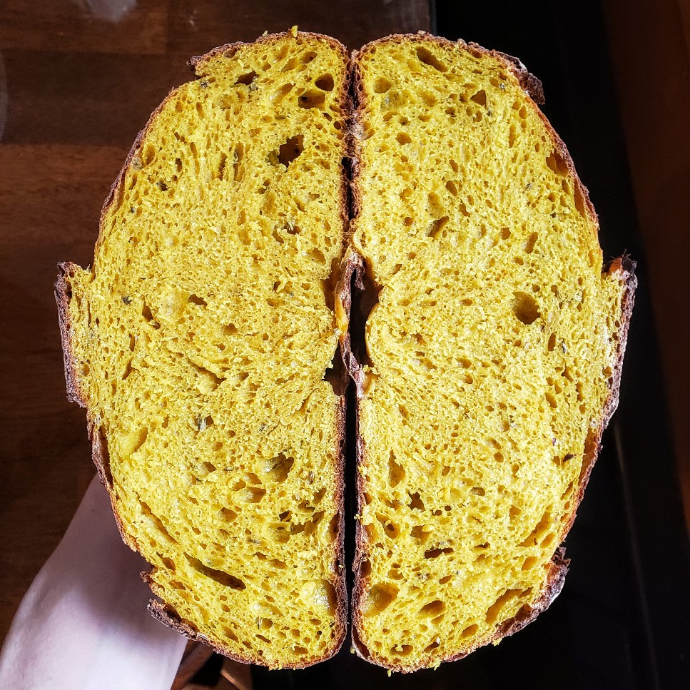 Turmeric Fennel Seeds and Black Pepper sourdough bread Reader Recipes