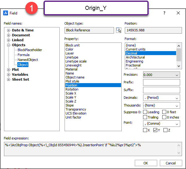 Nested fields — BricsCAD Forum