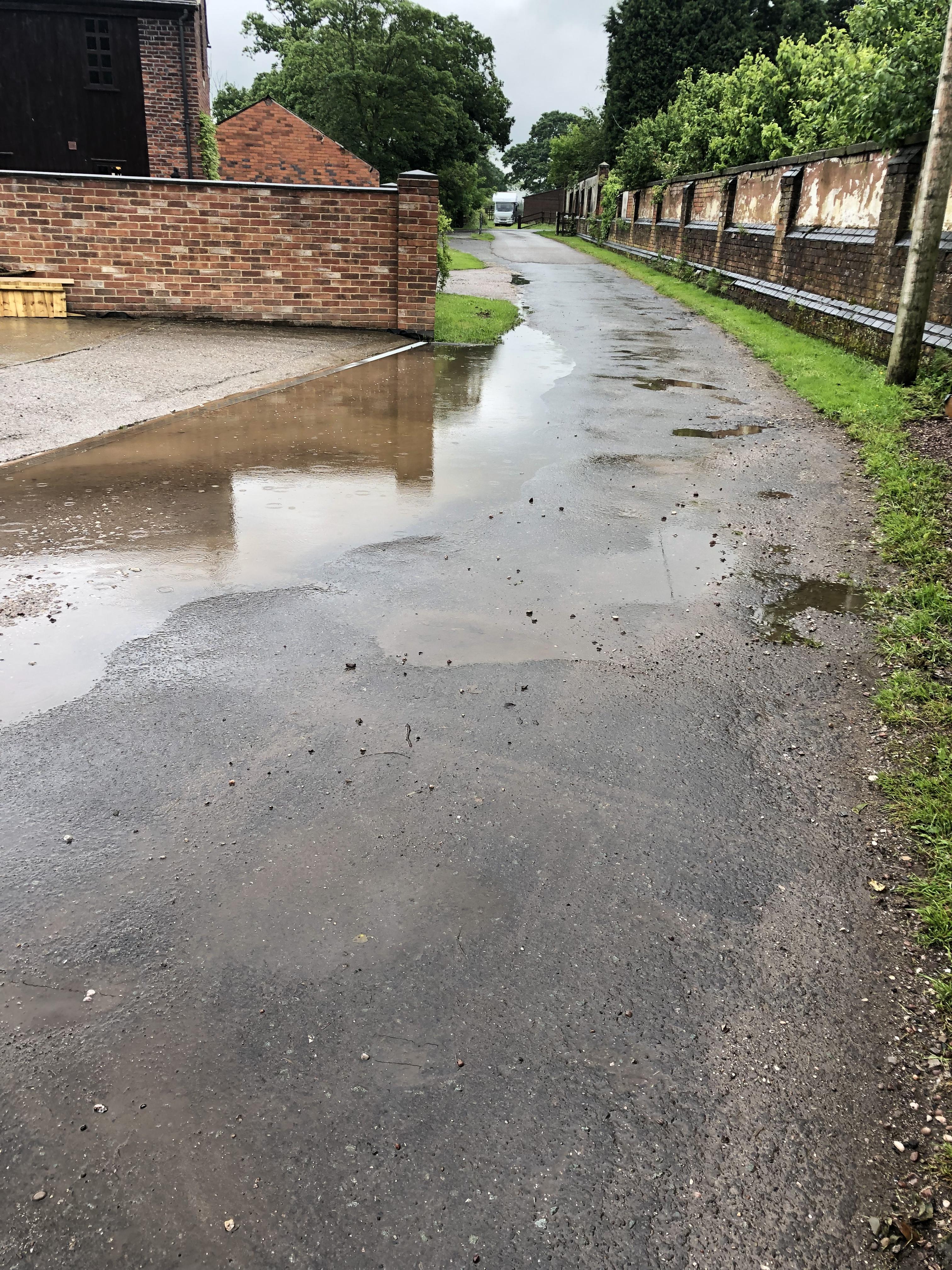 Driveway Flooding Issue Driveways