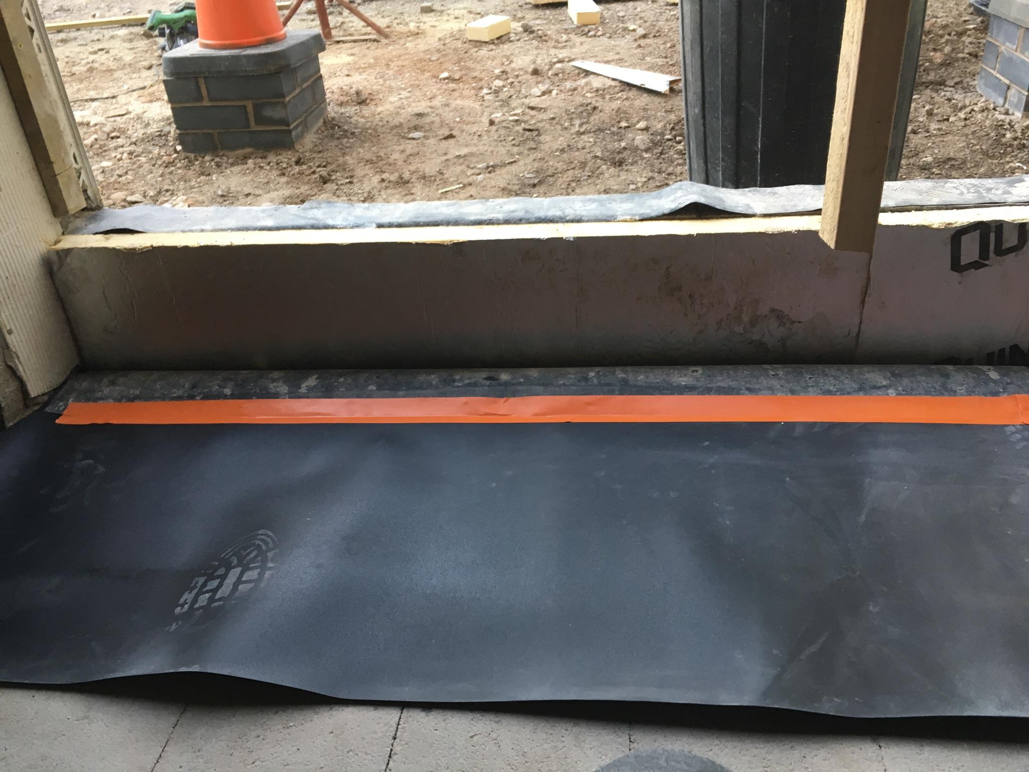 What goes under the door sill? General Construction Issues BuildHub