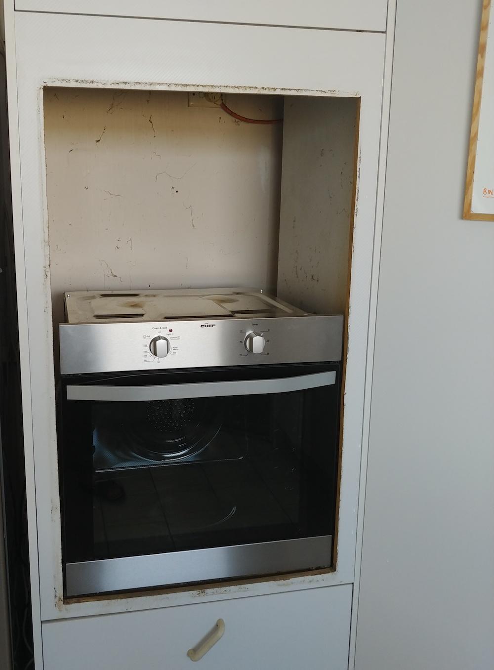 Wooden frame for single oven Kitchen Units & Worktops