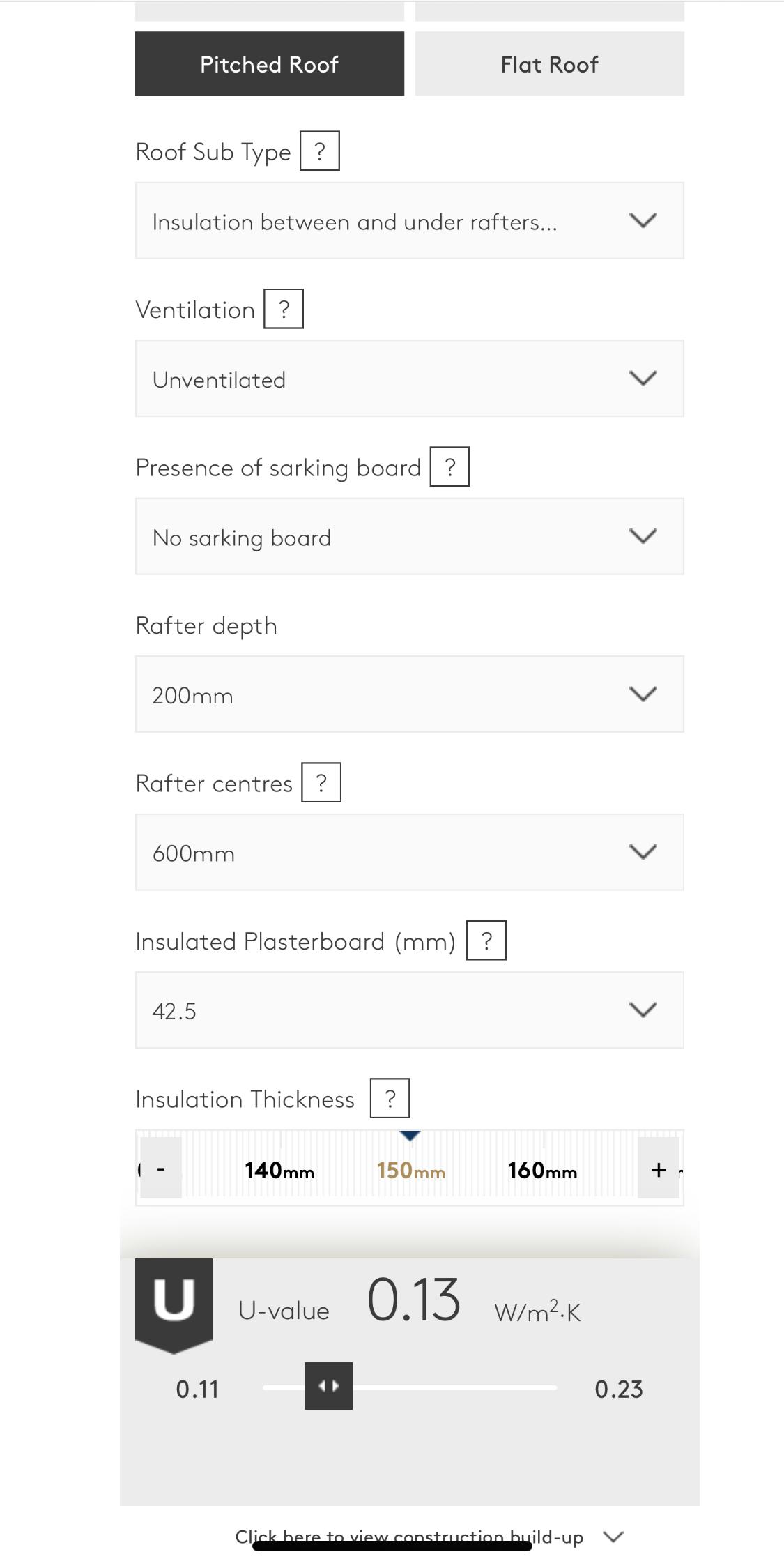 PIR vs glass mineral wool Heat Insulation