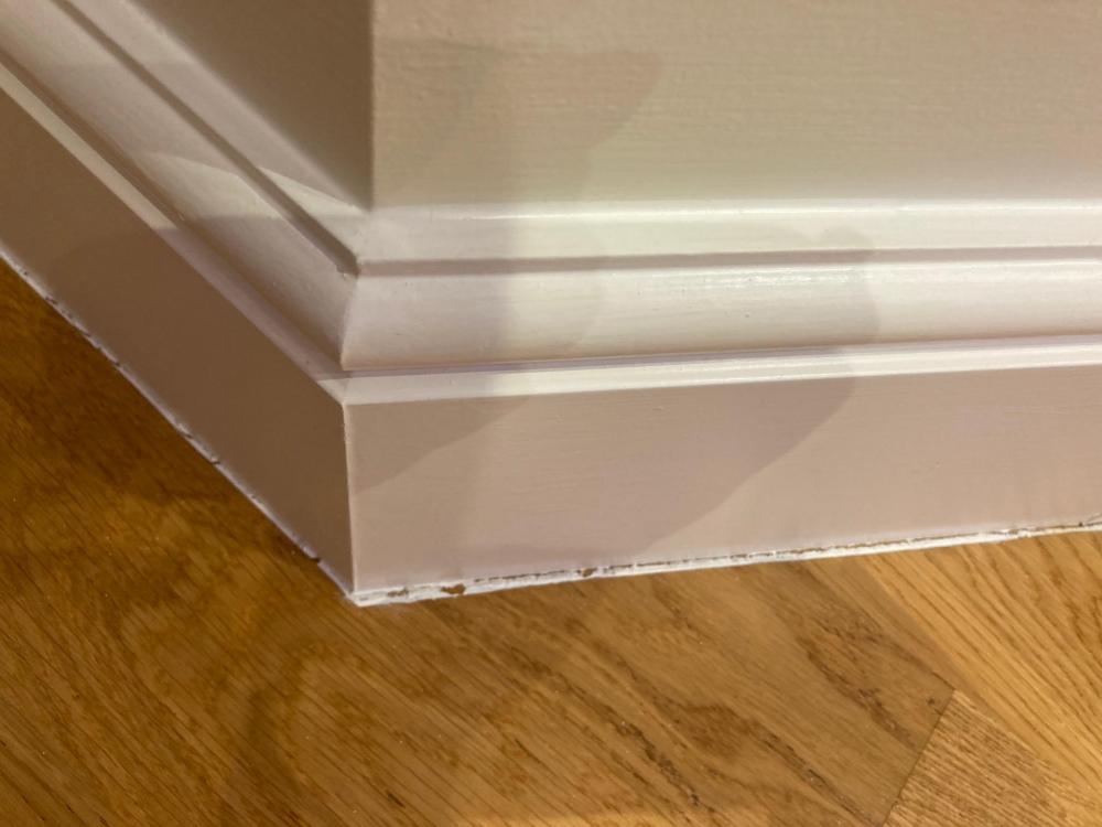 Caulking Between Skirting & Floor Decorating