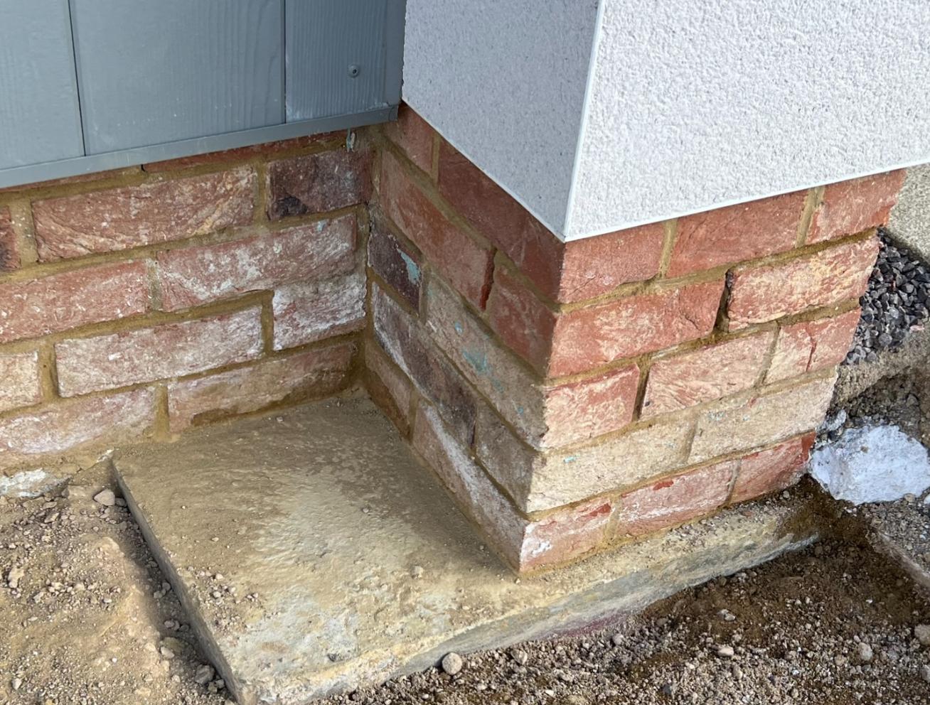 16 mortar used below DPC Foundations