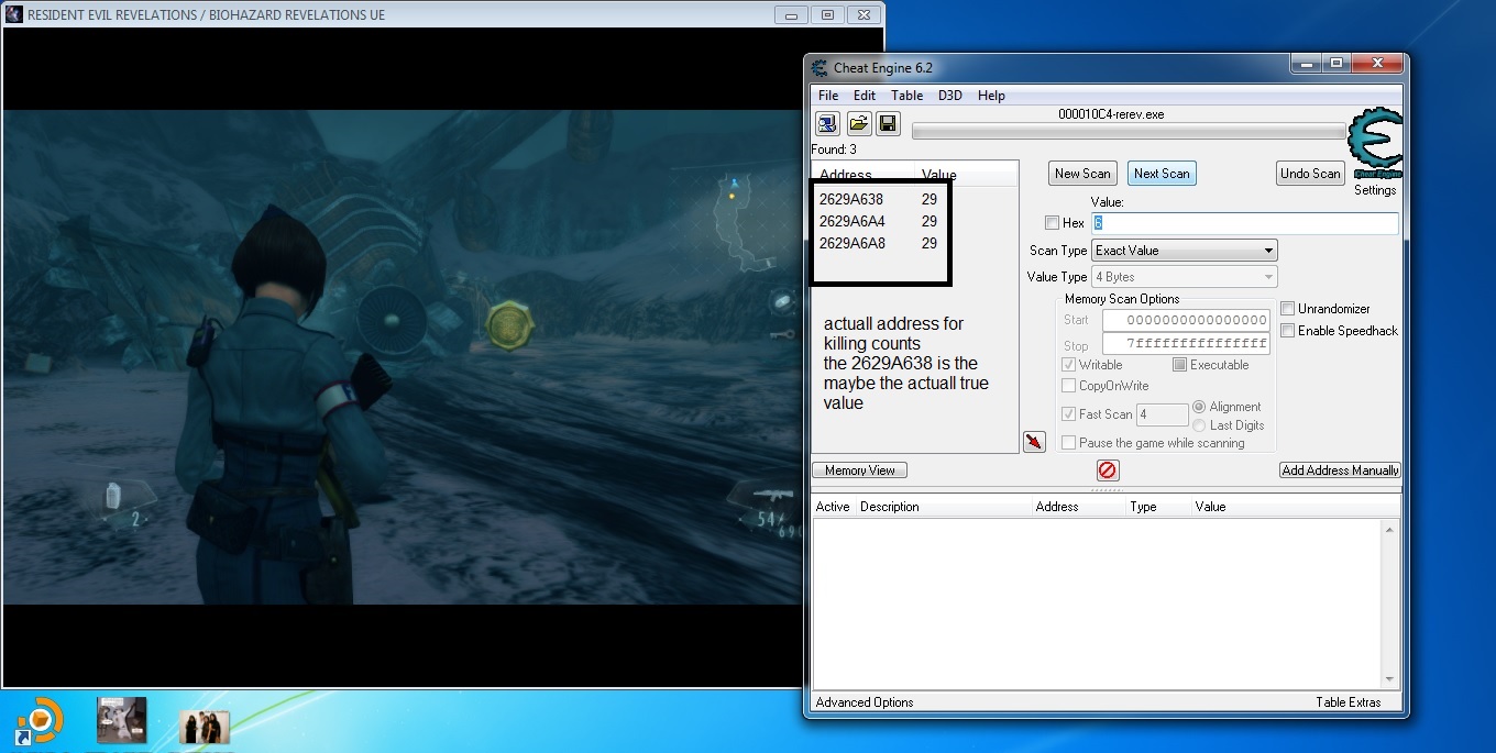 Cheat Engine View topic Resident Evil Revelations