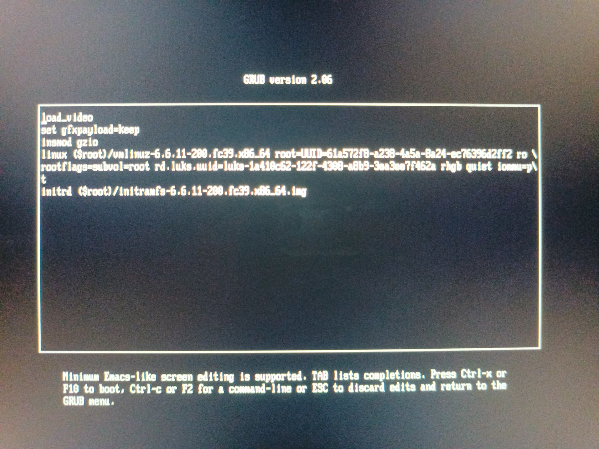 Morphius errors on boot on several different distros, with several different kernel versions