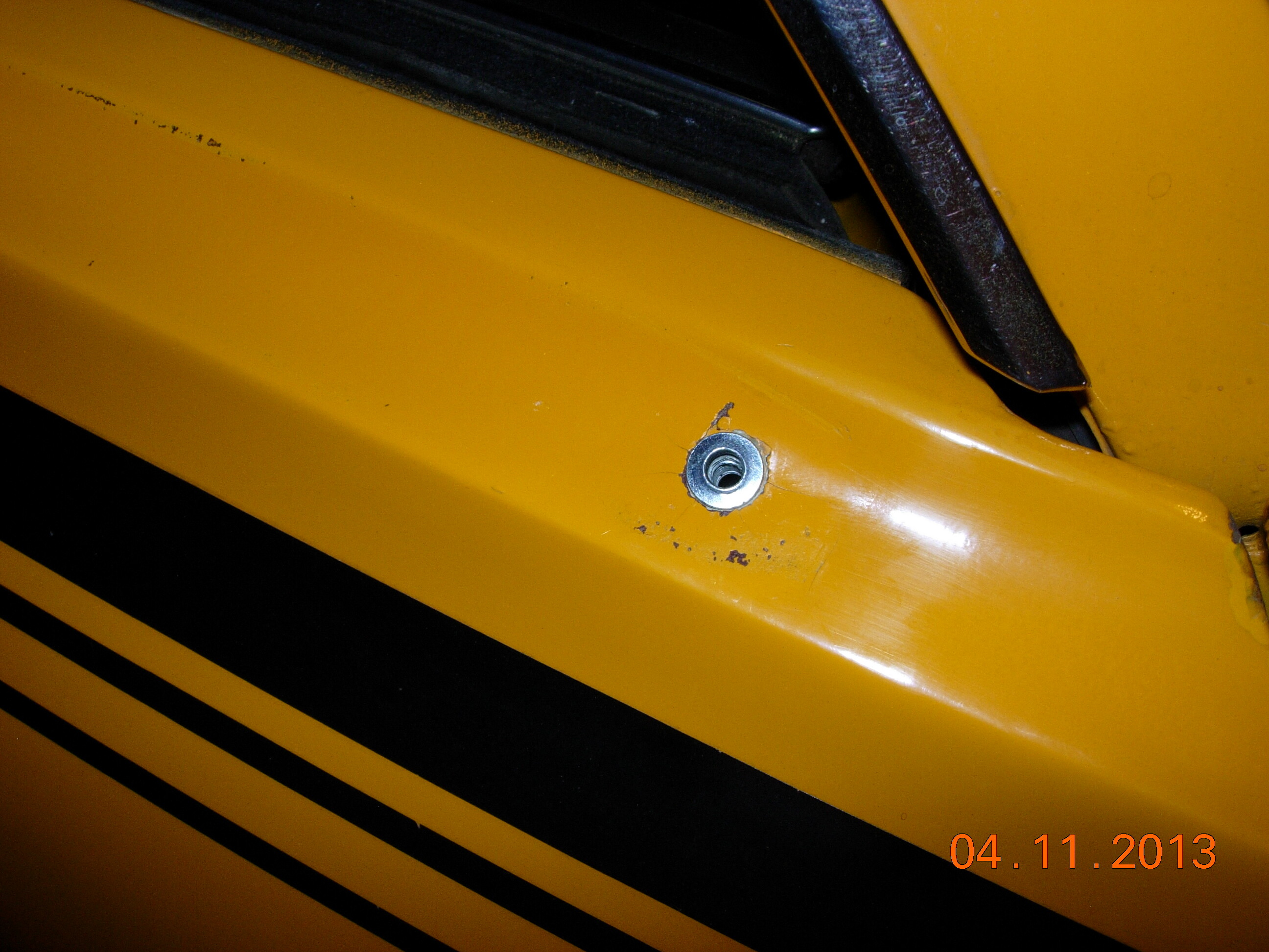 1970 Passenger Side Sport Mirror Install / RivNut Install Project of