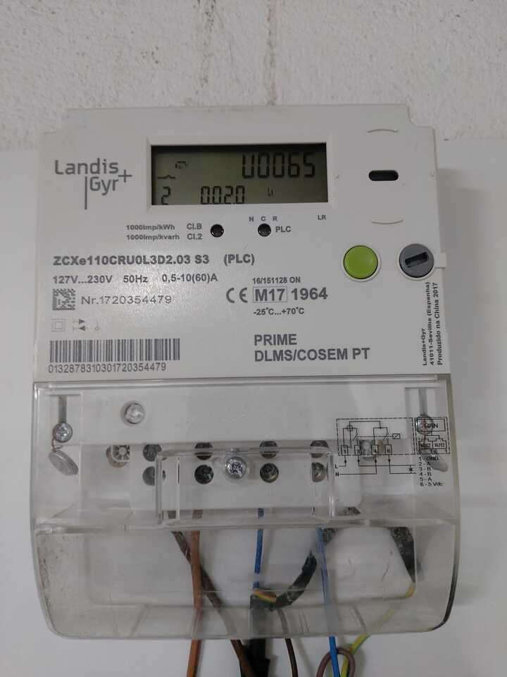 Landis+Gyr ZCXe110CRU0L3D2.03 S3 Configuração CPHA.pt