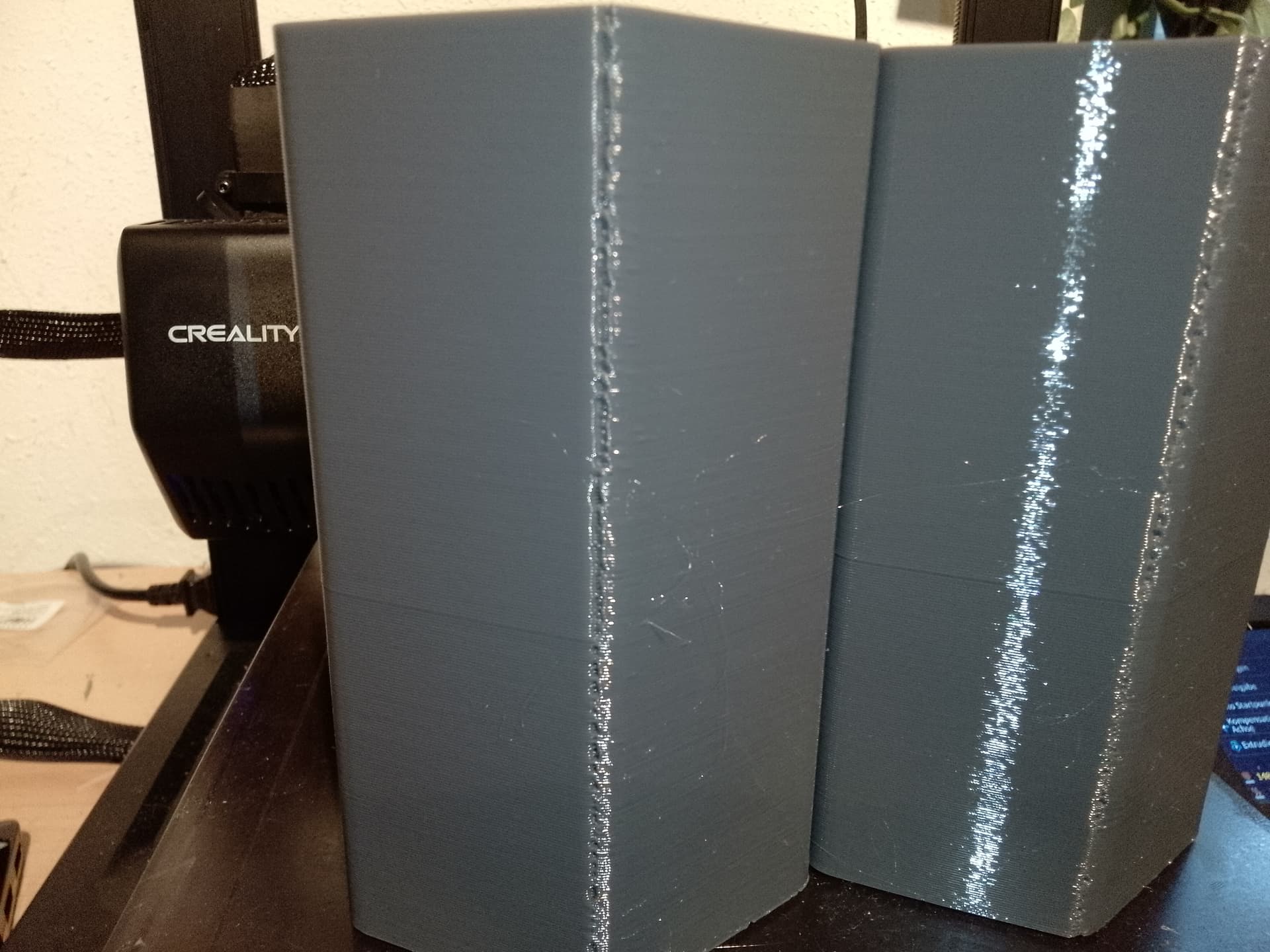 Ugly ZSeam when printing with a 1mm Nozzle Creality Ender3 V3 KE/SE