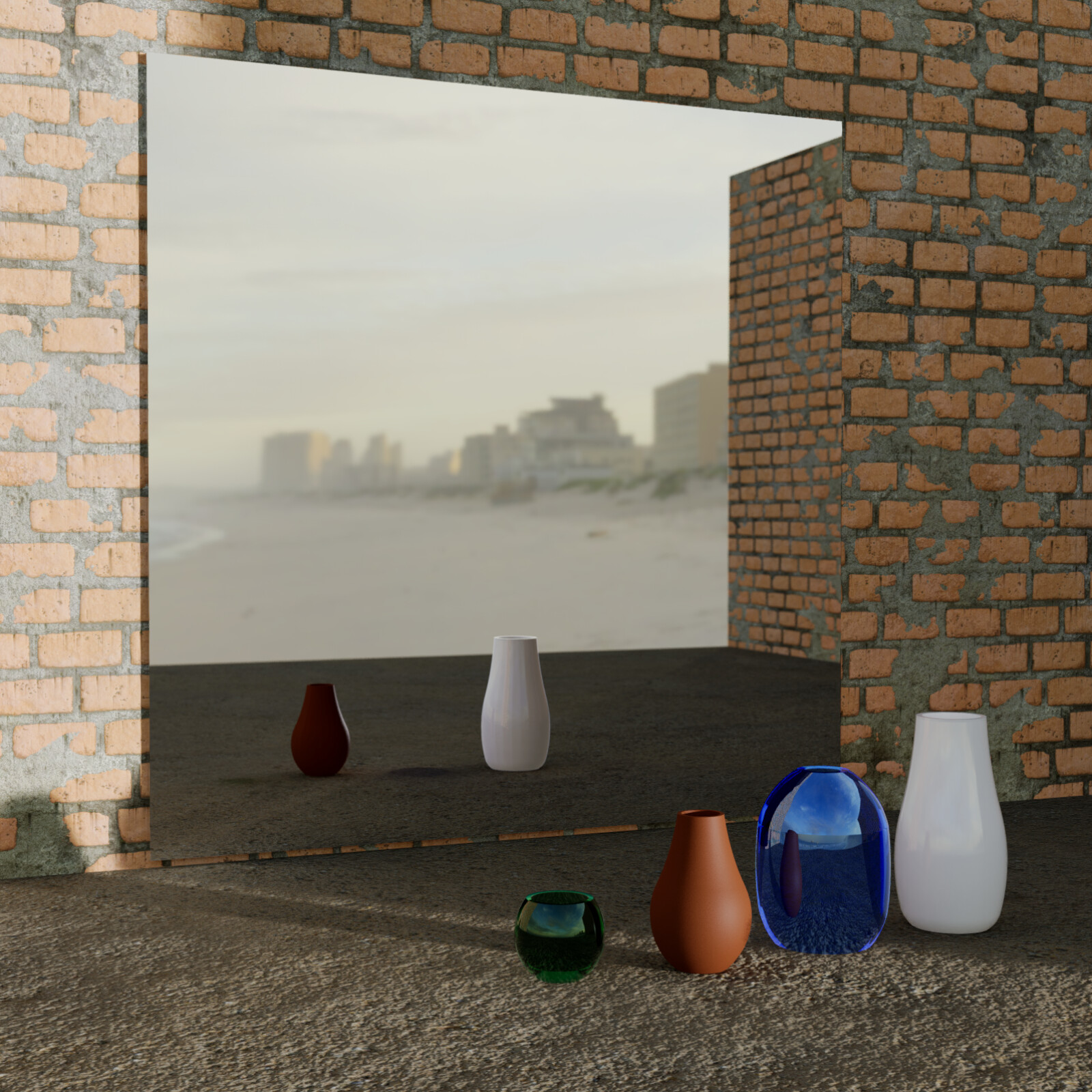Glass material don't reflect in a mirror Ideas & Requests D5 RENDER