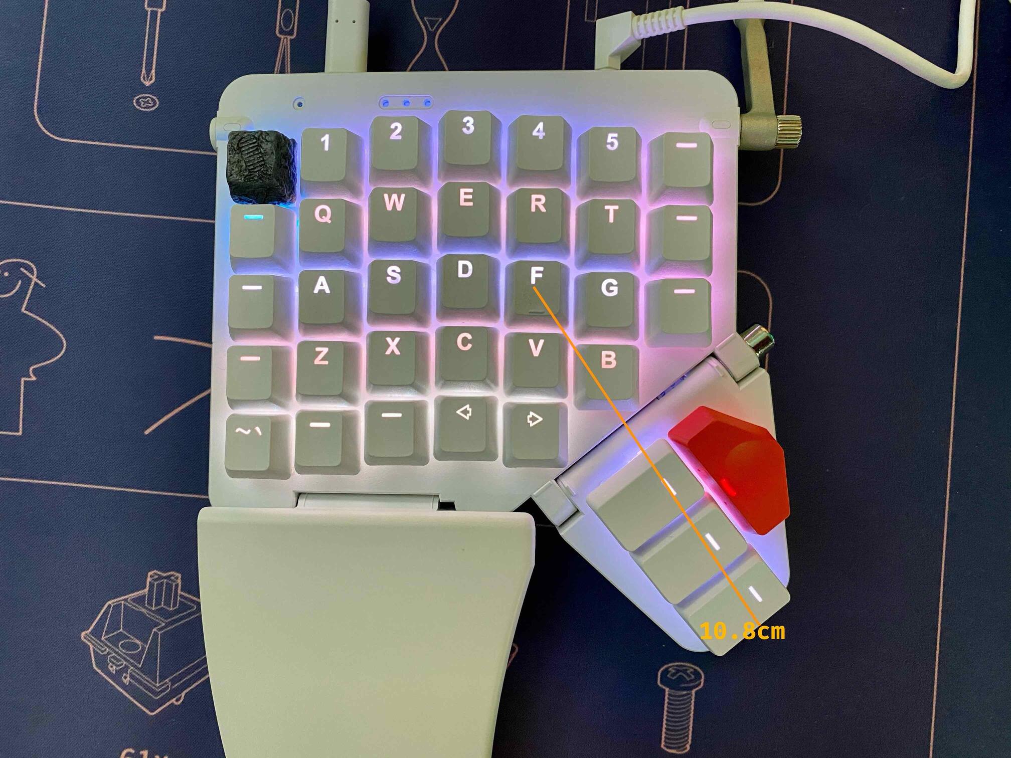 Moonlander Keyboard (Mechanical) (Ergonomic) (Split) (Ortholinear