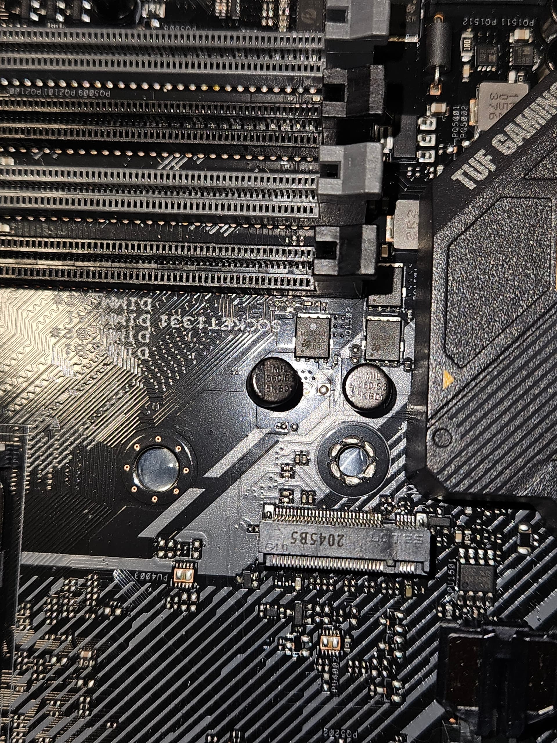 Help identifying this capacitor on an Asus X570 Pro AMD motherboard