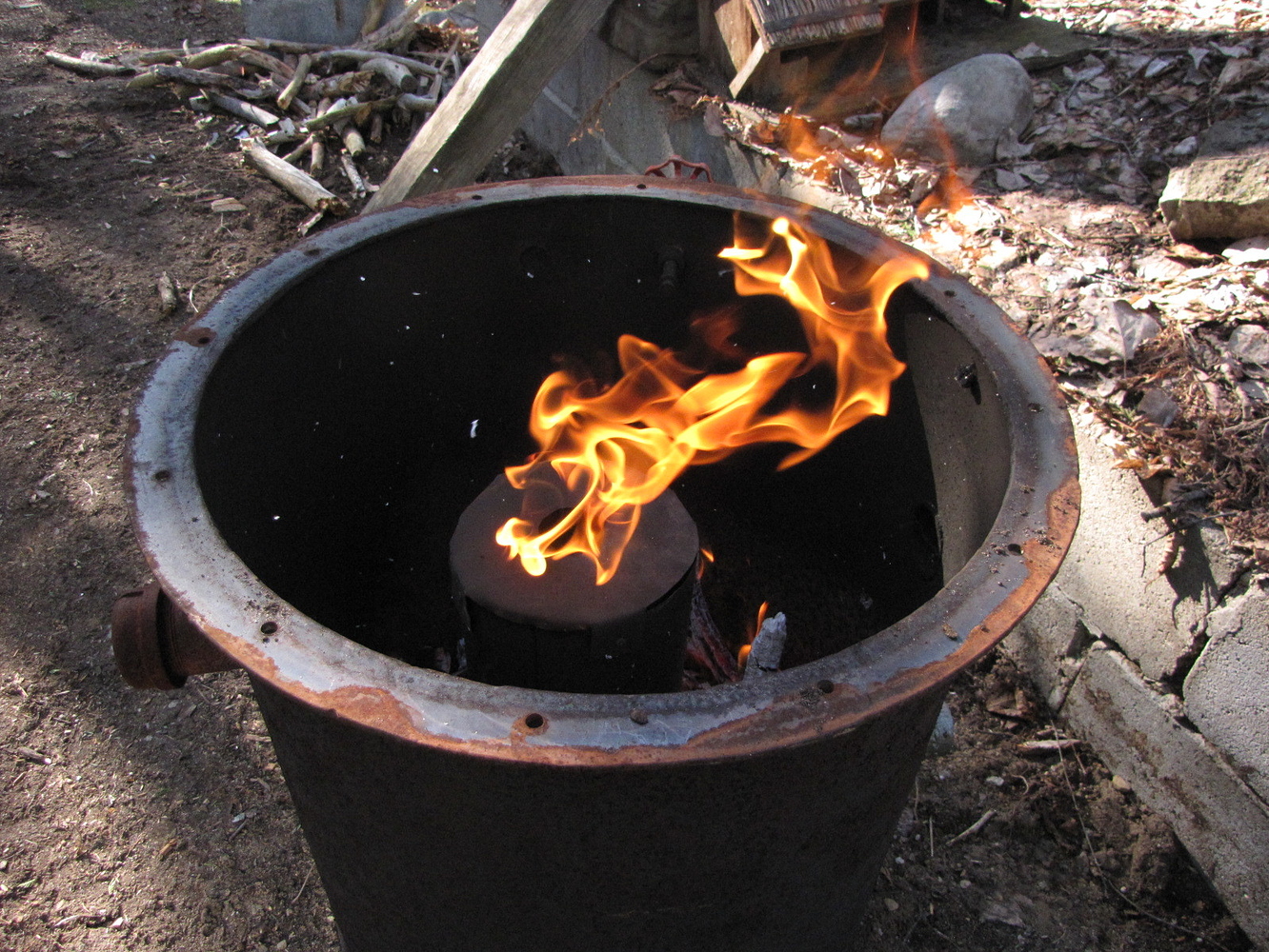 Charcoal making experiment 1 General Discussion Drive On Wood!