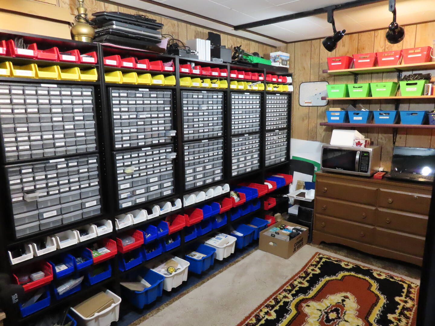 Inventory controlled parts storage bins Archived Suggestions