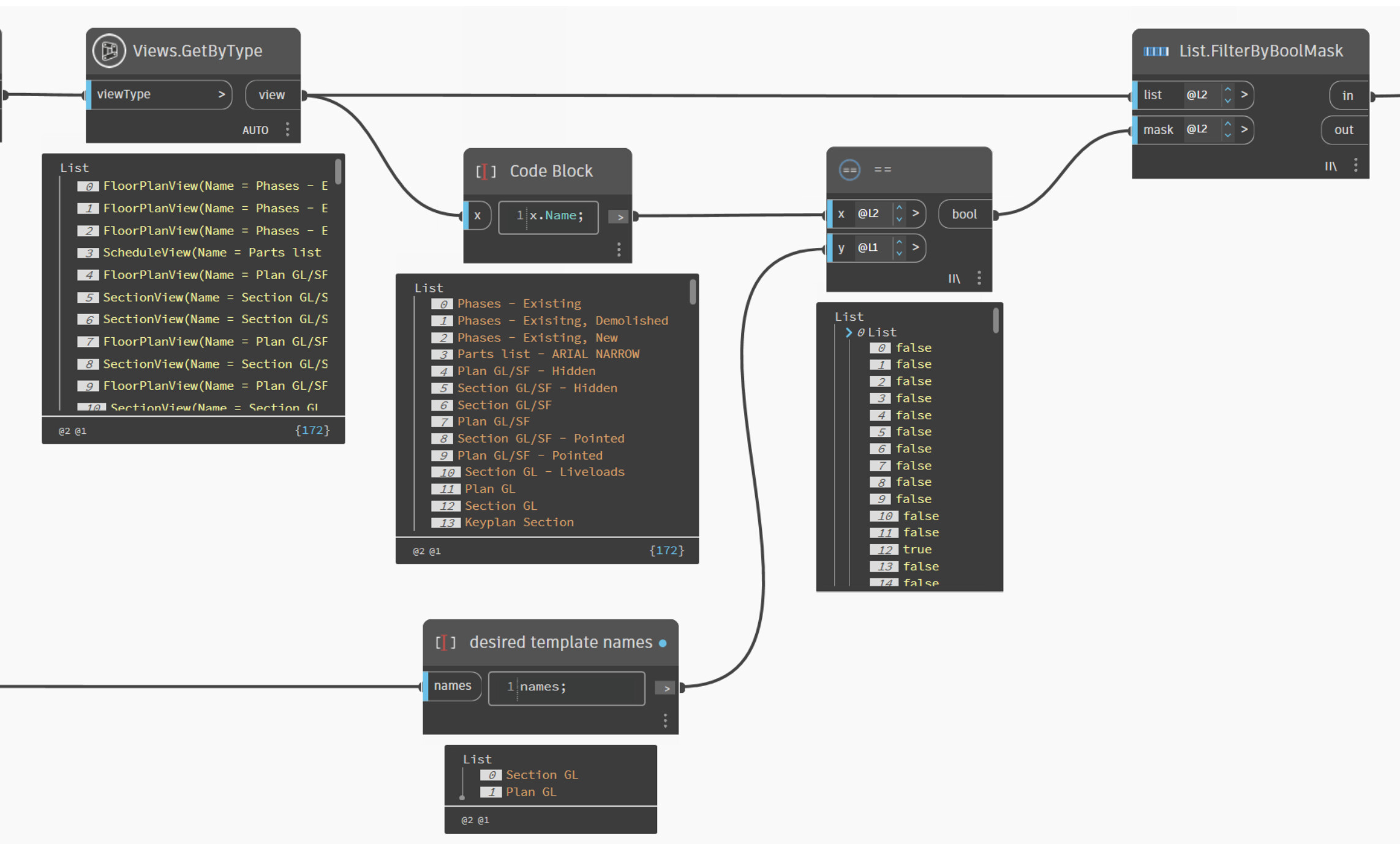 Delete Unused families in revit Dynamo