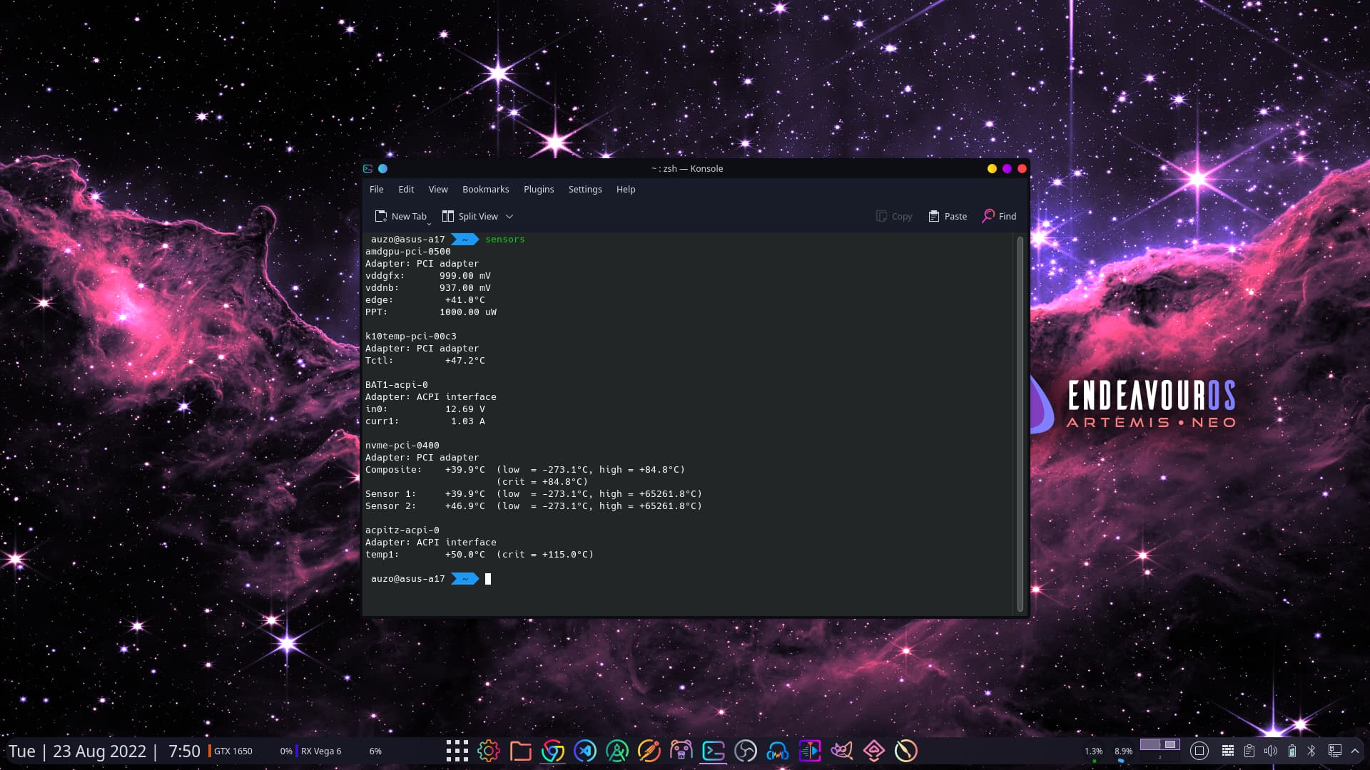 No Fan speed in lmsensors or Xsensors since kernel 5.19 update
