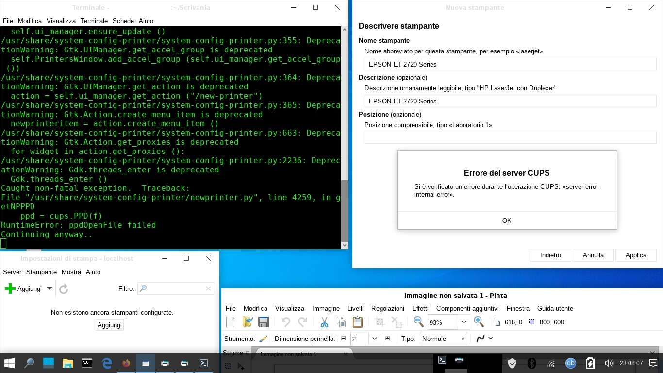Epson linux drivers cups wblsa