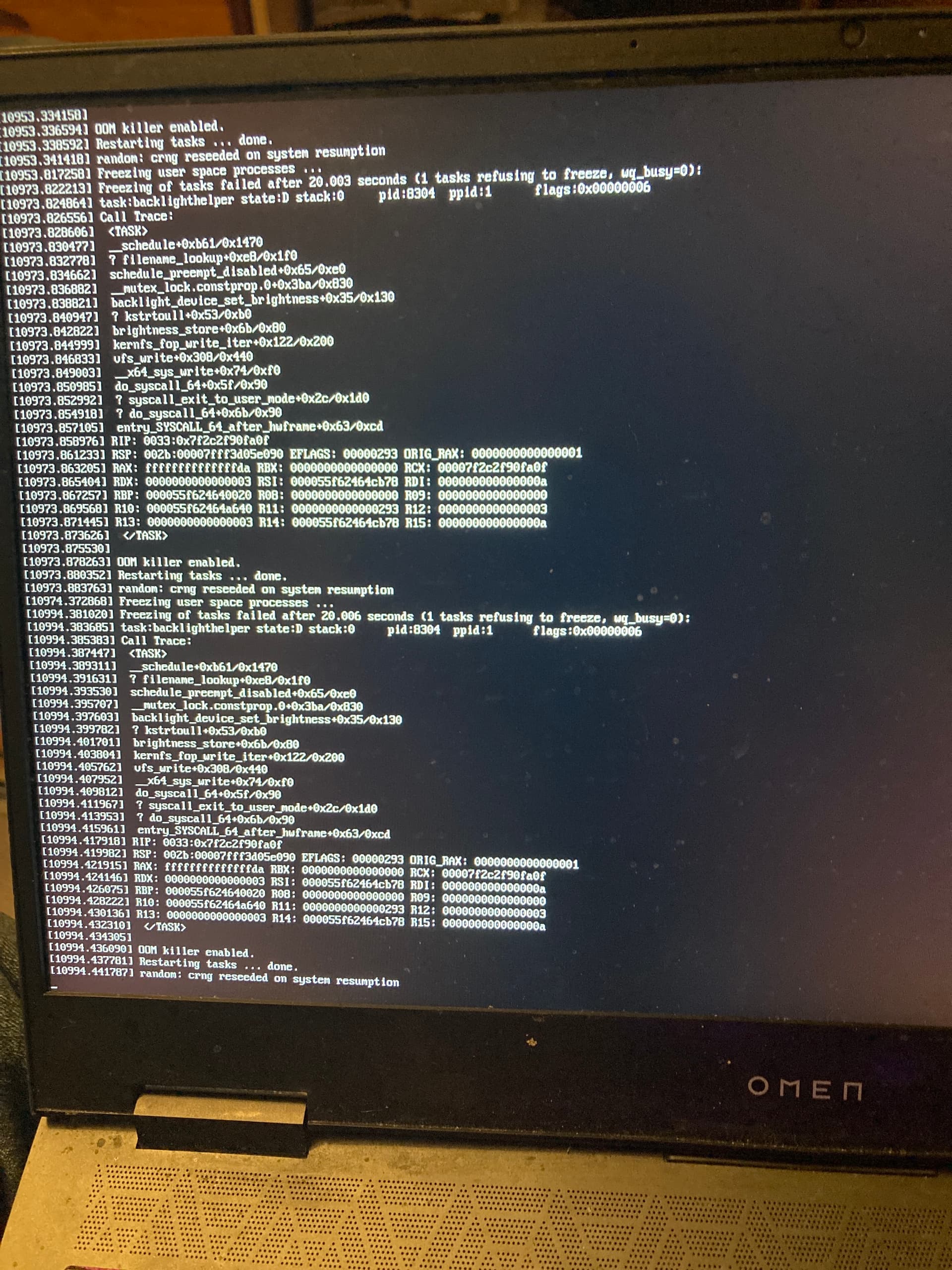 Laptop crashes when I hibernate or sleep Kernel & Hardware EndeavourOS
