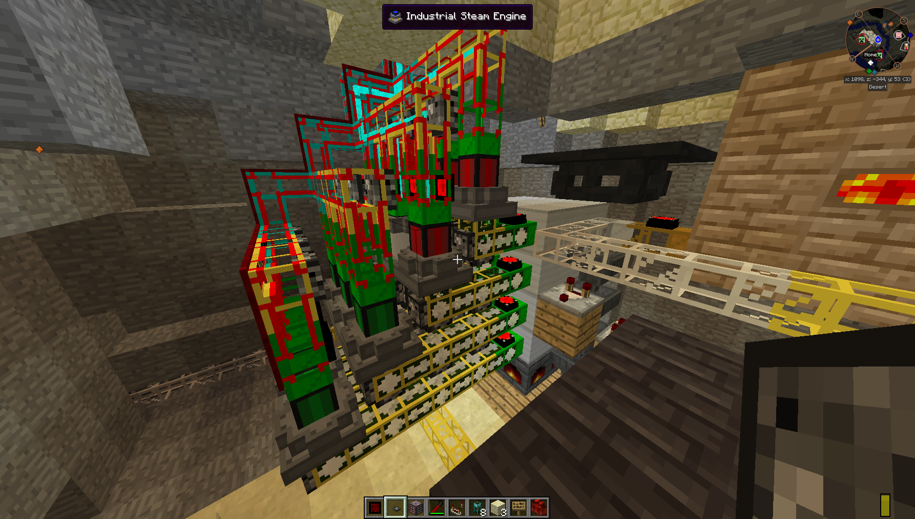 Industrial Steam Engine Feed the Beast