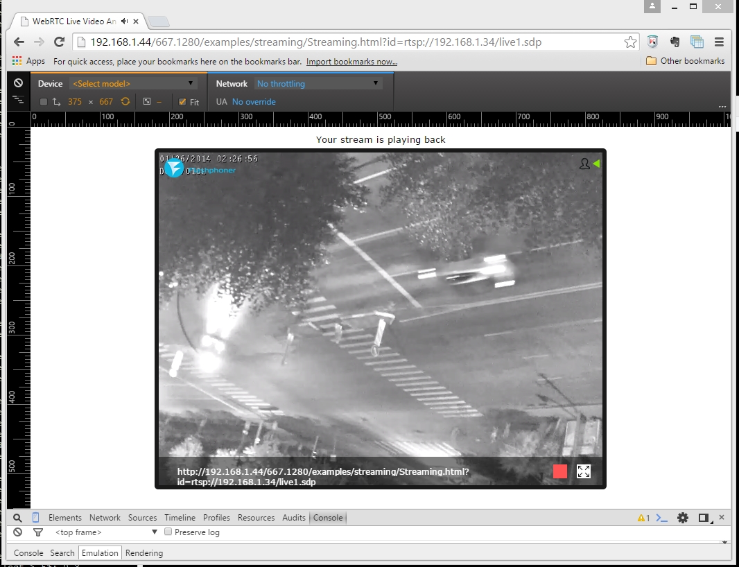 RTSP streaming with auth Support Forums