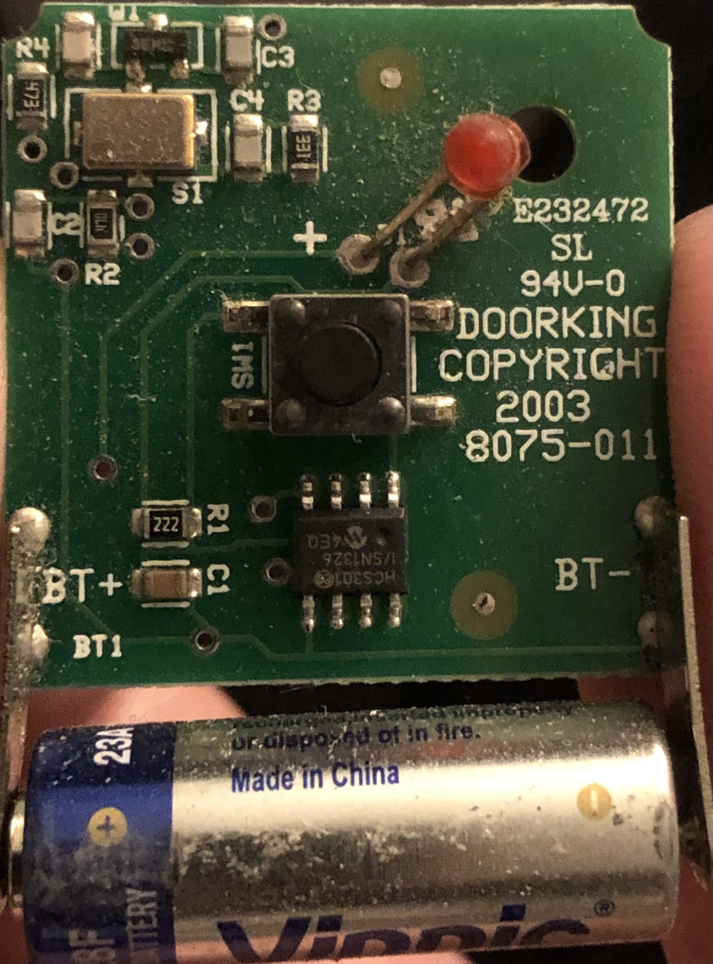 Request Doorking 8075011 gate remote SubGHz Flipper Forum