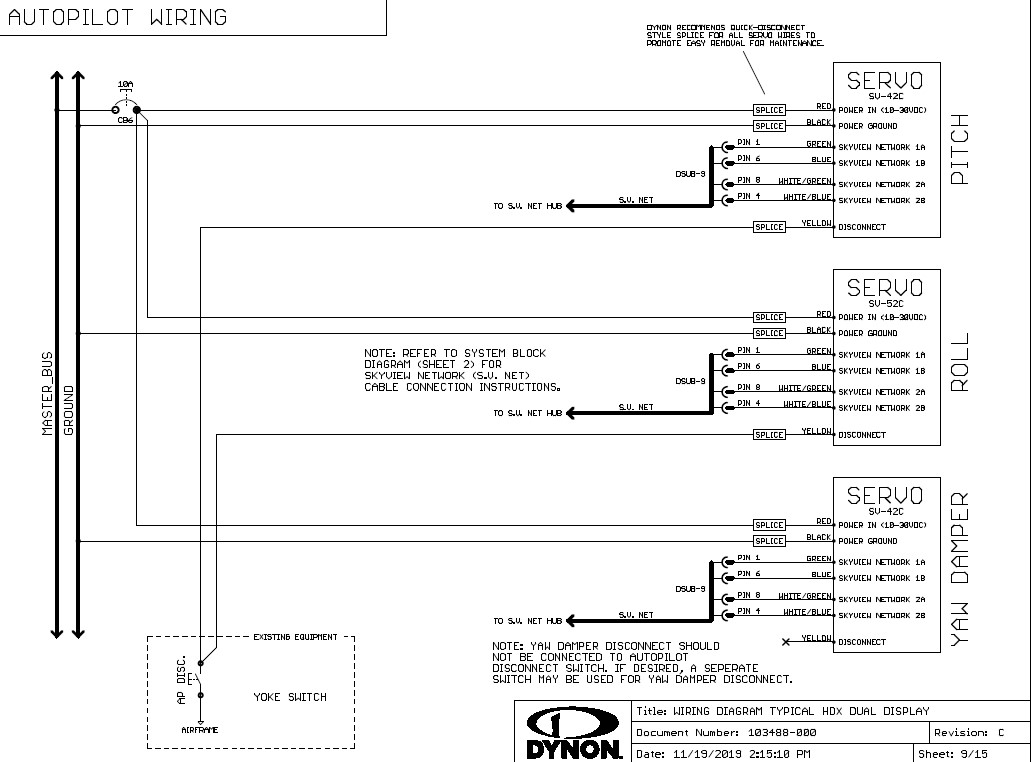A/P Panel and Servo Connections Dynon Forums