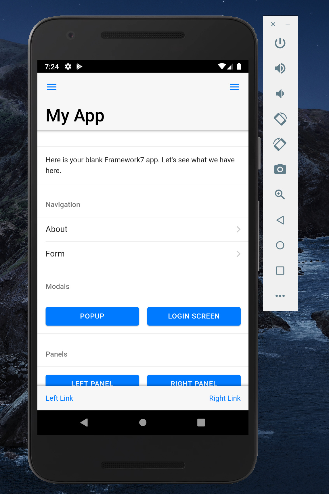 Android status bar not visible by default Questions Framework7 Forum