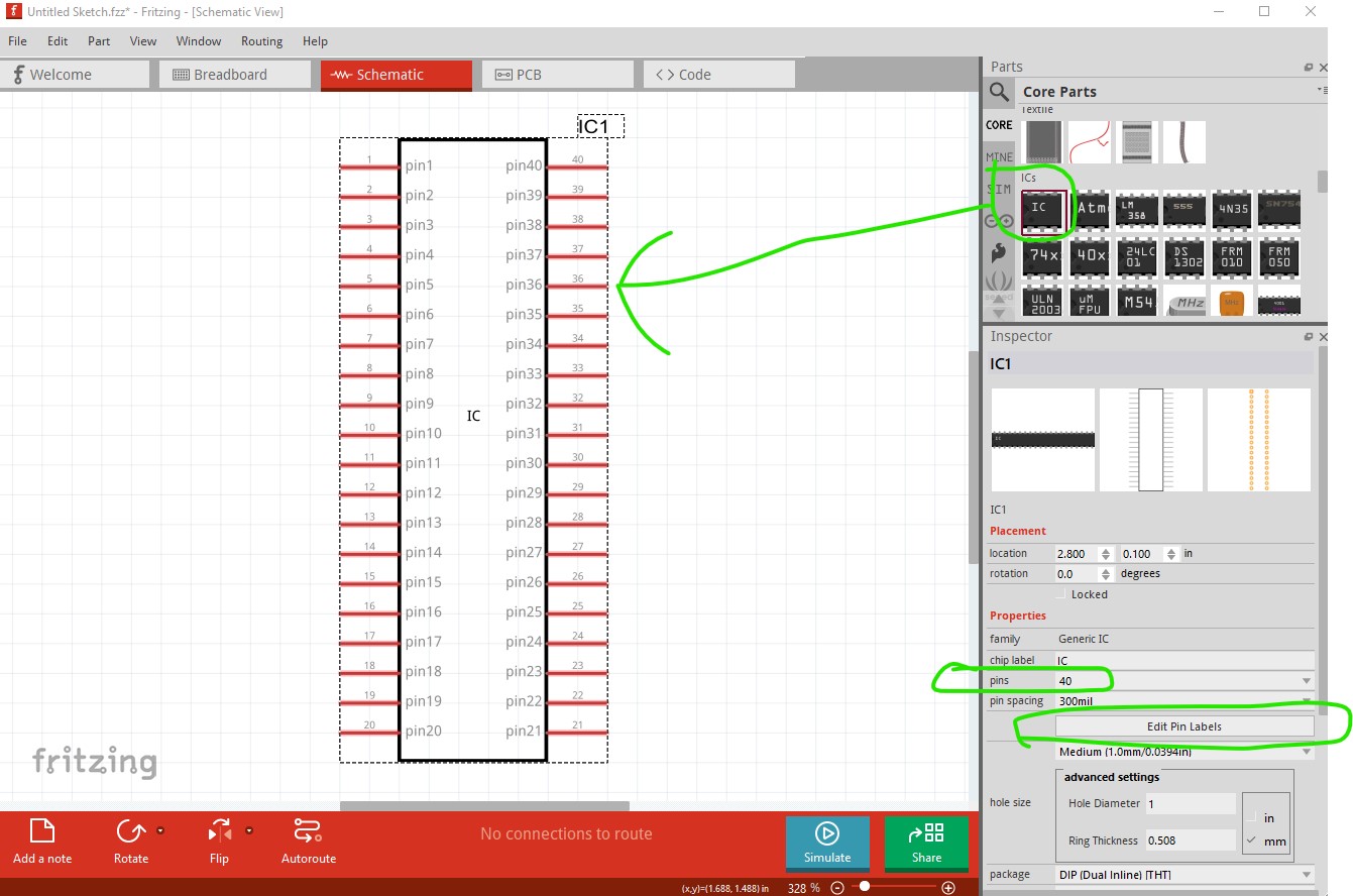 Looking for atmega8535 fritzing part parts help fritzing forum