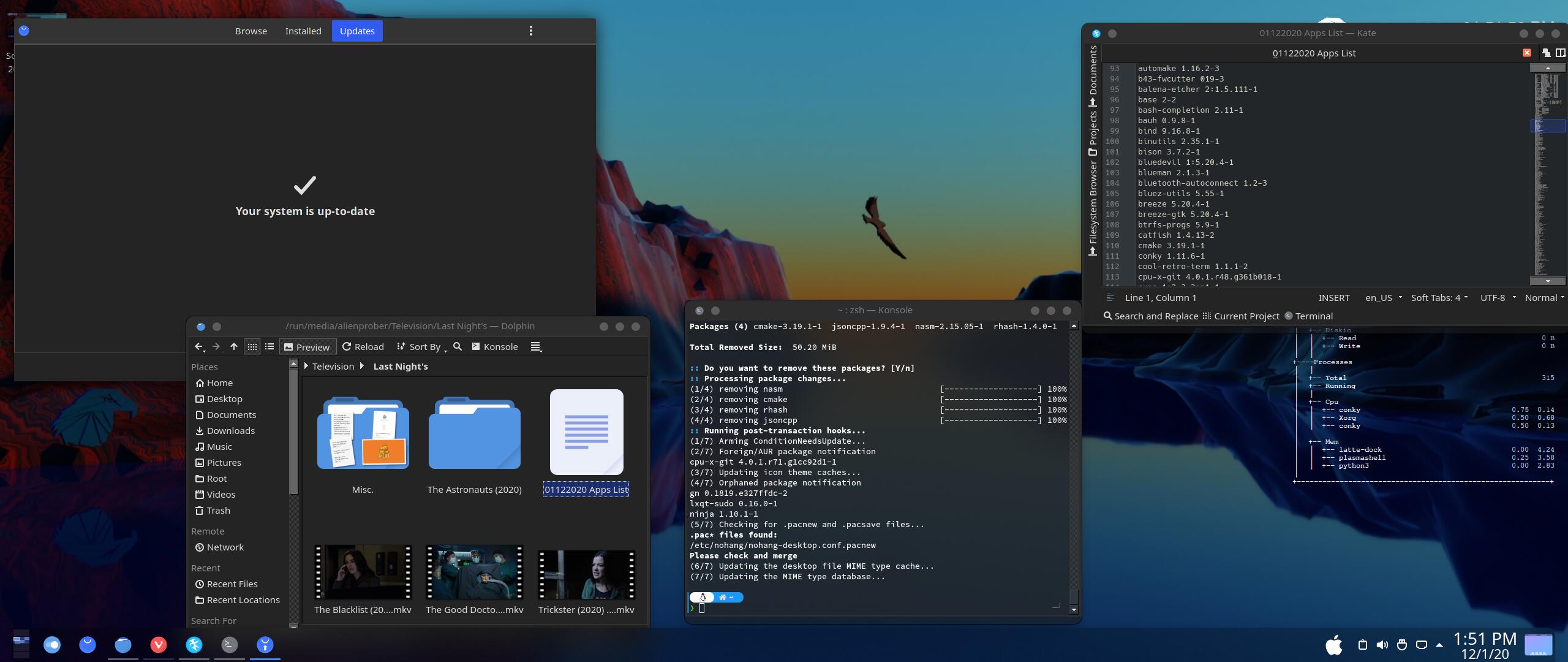 Missing Menu Bars 17 by AlienProber KDE Garuda Linux Forum