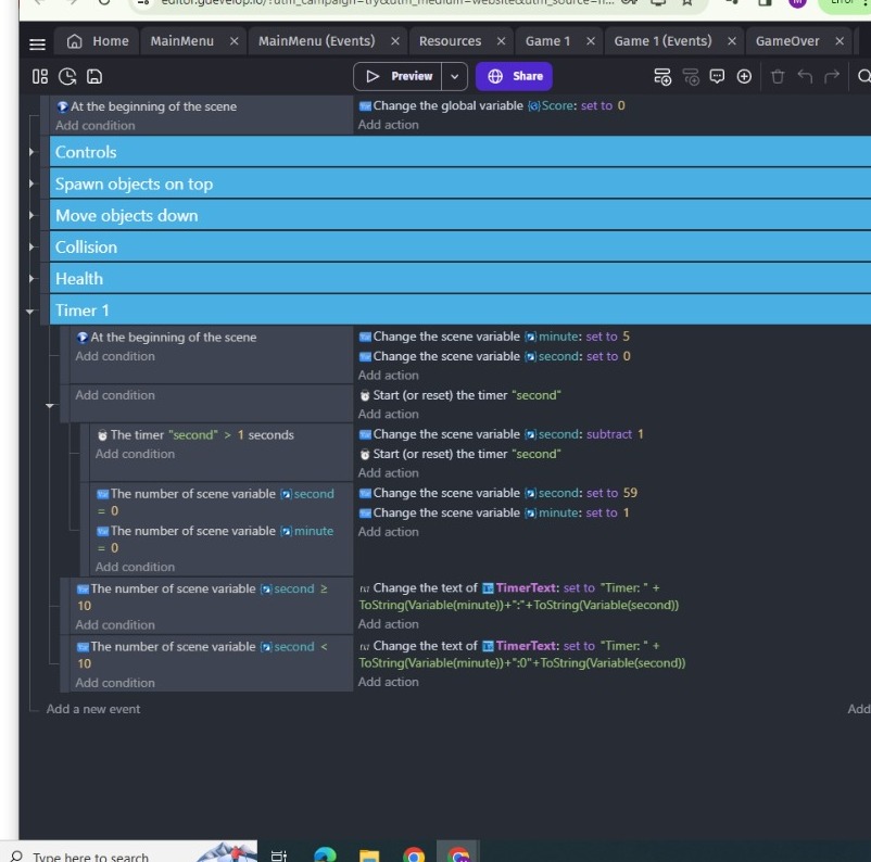 Make a countdown timer in minutes? How do I...? GDevelop Forum