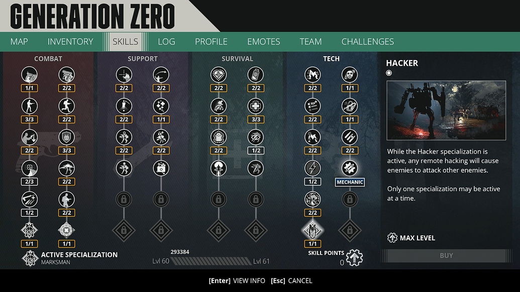 What is your skill build? General Discussion Generation Zero Forum