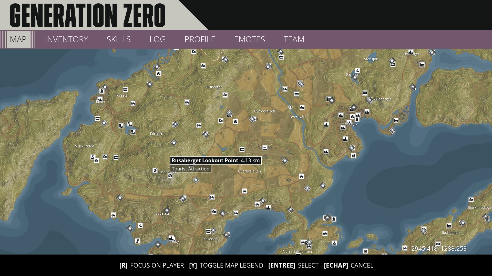 Where is the highest mountain located Generation Zero Forum