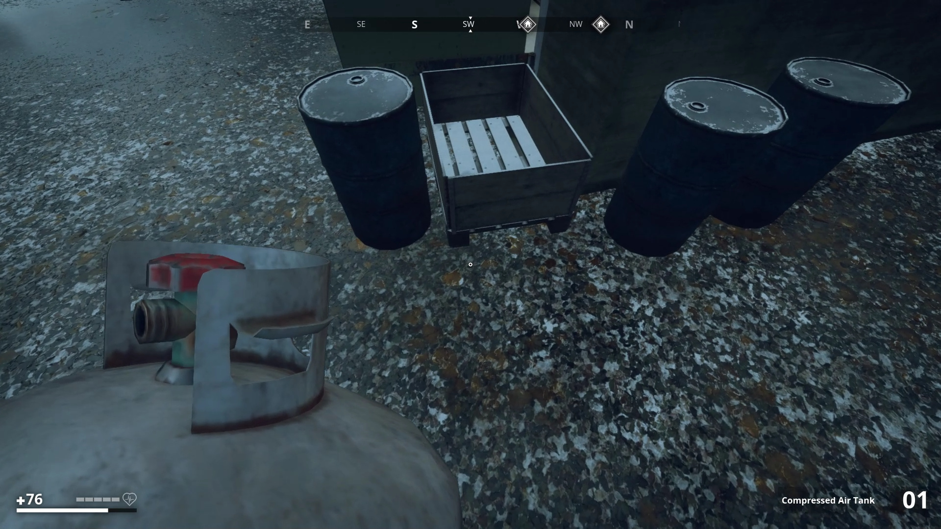 Empty crate of red gas cylinders explode Support and Bug Reports