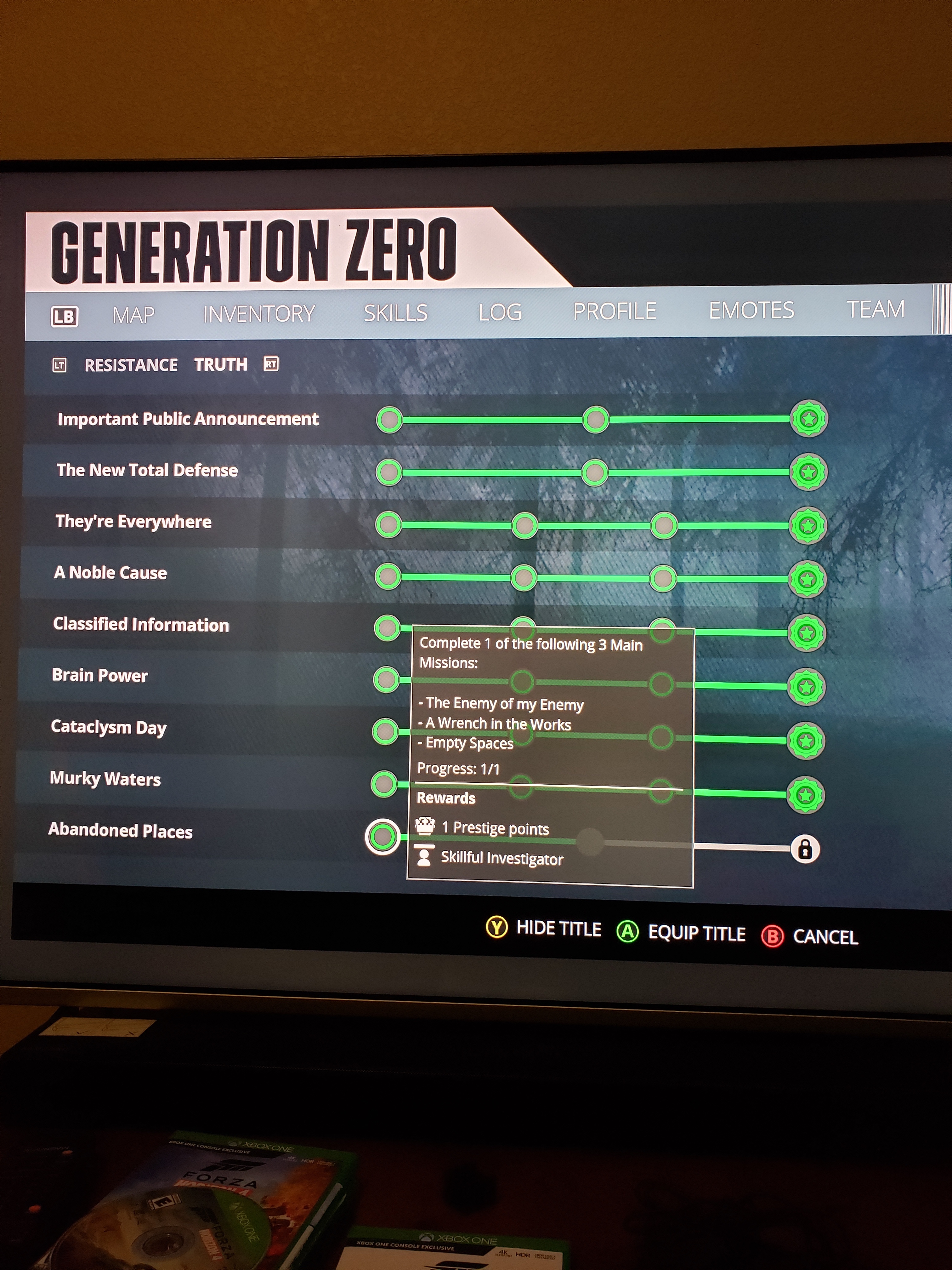 Main missions unable to start Support and Bug Reports Generation