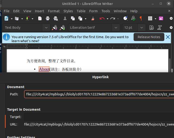 Relativedirectory links in the Markdown file are copied incorrectly in