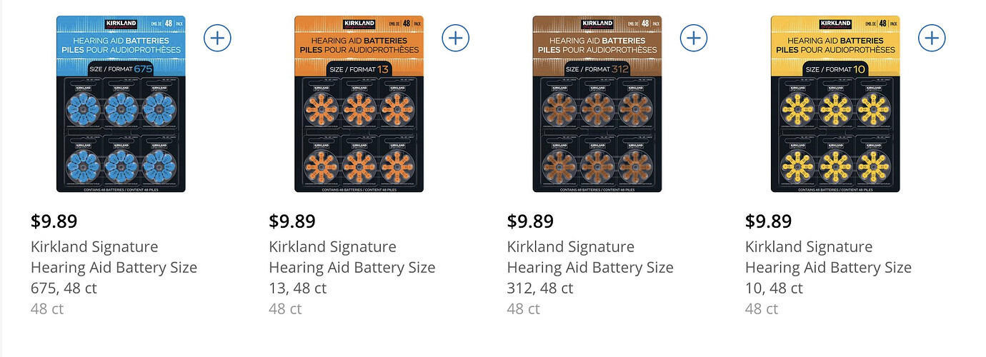 How much do hearing aid batteries cost at Costco? Question and Answer