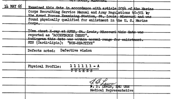 1968 and 1973 Navy Rudmose Audiograms Need Help Reading Hearing Loss