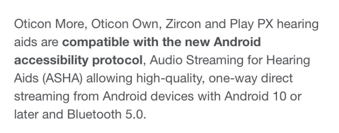 How to pair oticon hearing aids to android