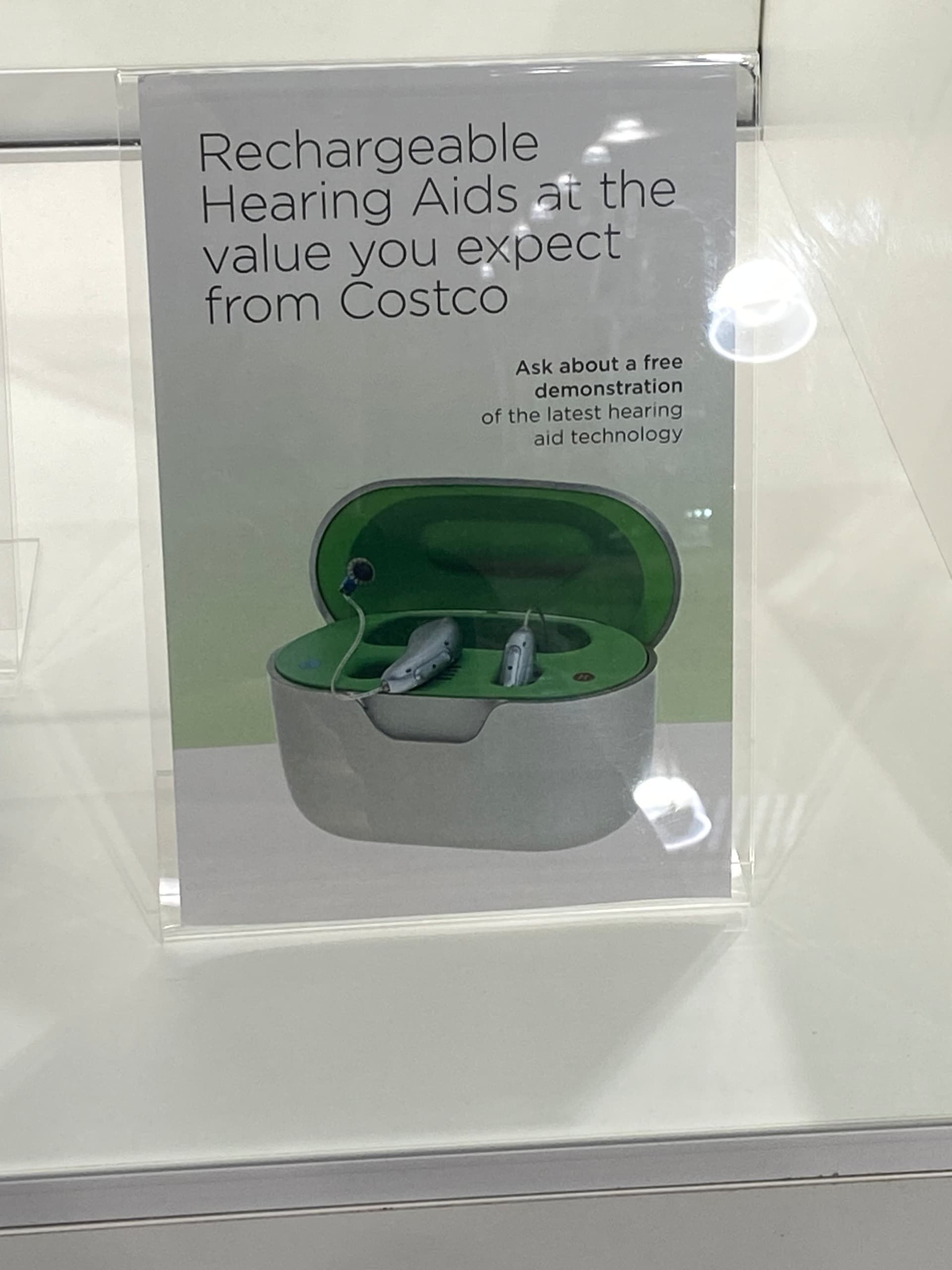 Saw this Phonak tabletop promotional display in Costco Hearing Aids