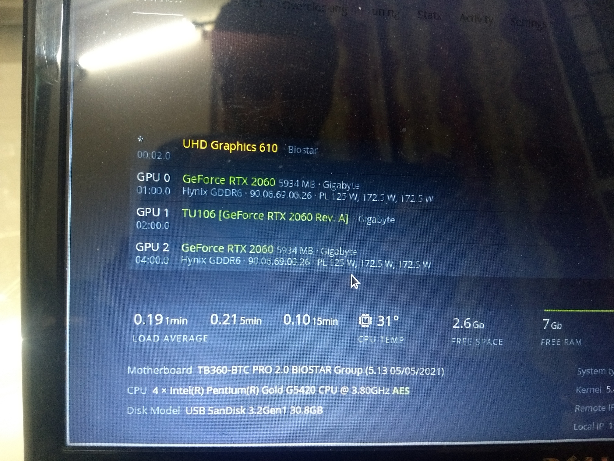 Rtx 2060 tu106 rev A. Card is not detected in hiveOs Forum and