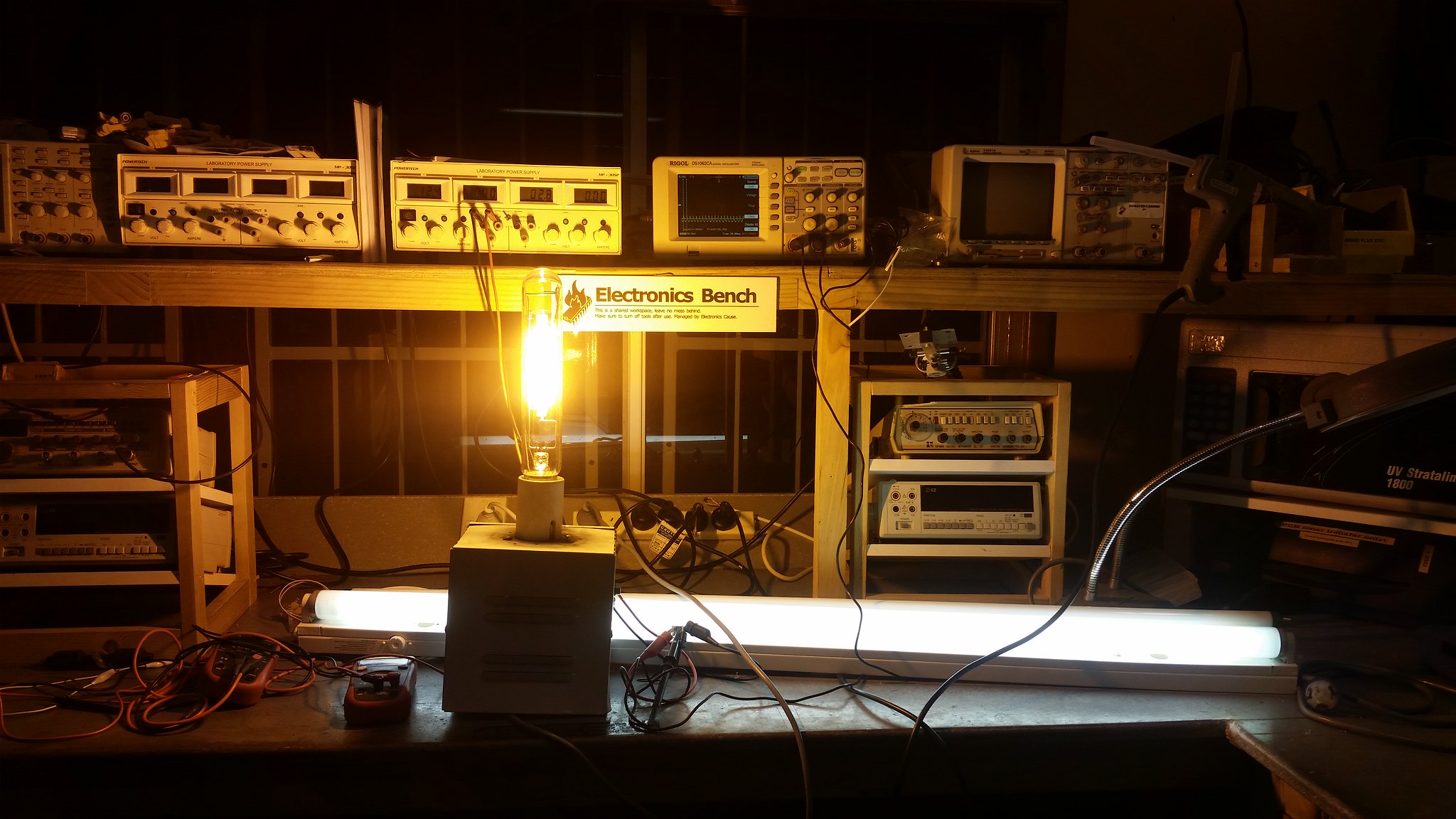 Stroboscopic Effect Fluorescent Lighting