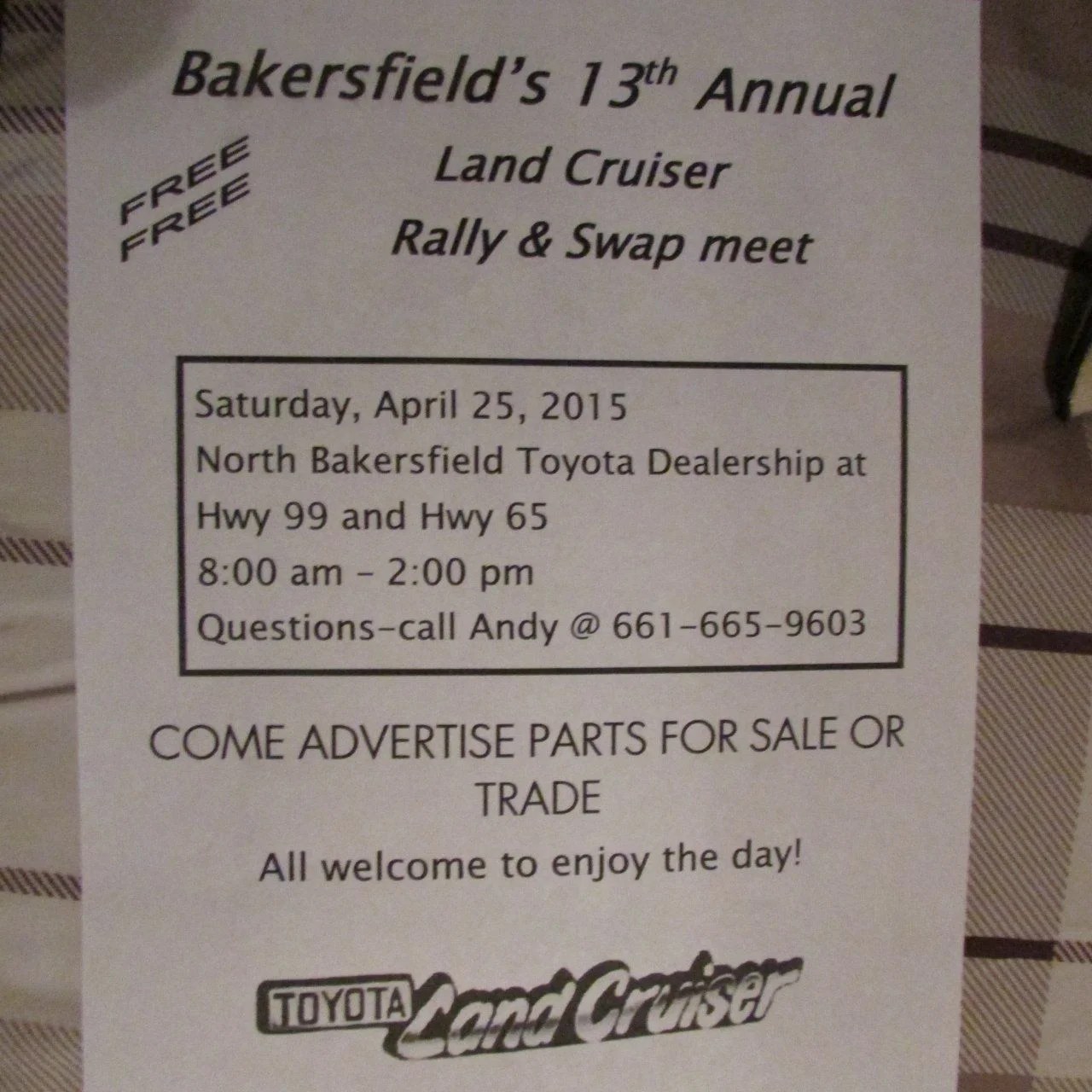 BAKERSFIELD RALLY & SWAP MEET 2015! IH8MUD Forum
